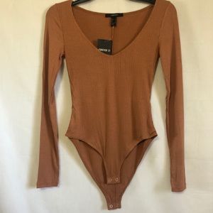 Brown body suit brand new